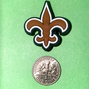 (10 for $15) New Orleans Saints Football 🏈 NFL Crocs Shoe Charms